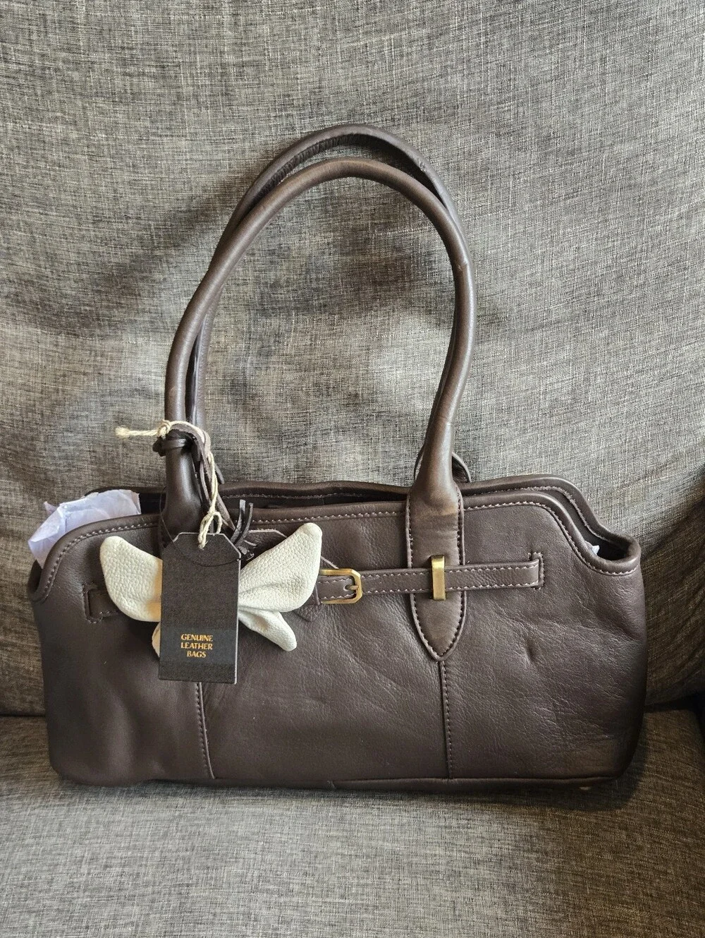 -- genuine leather